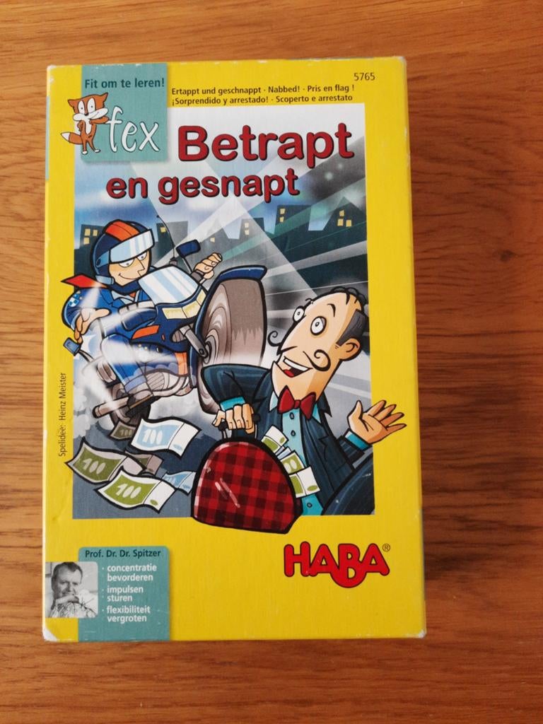 HABA Fex Betrapt en Gesnapt - Educatief Kinderspel, Een of twee spelers, Ophalen of Verzenden, Zo goed als nieuw, HABA