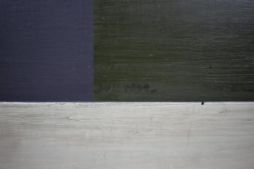 Karel Hendrik Wiggers (1916)Olie boord "Abstracte Comp " Ges, Abstract, Gesigneerd, Hout, Ophalen of Verzenden