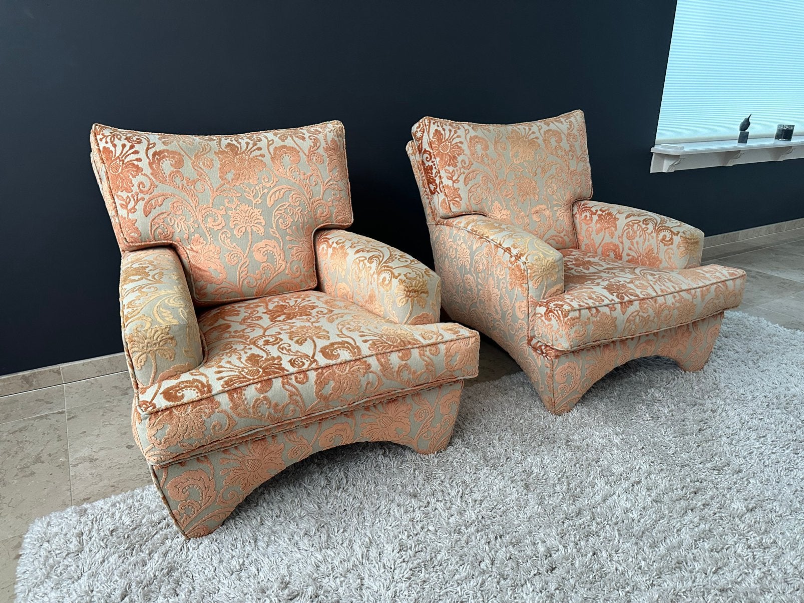 Set van 2 - vintage fauteuils - nieuw gestoffeerd, Huis en Inrichting, Stoelen, Ophalen, Twee, Overige kleuren, Vintage
