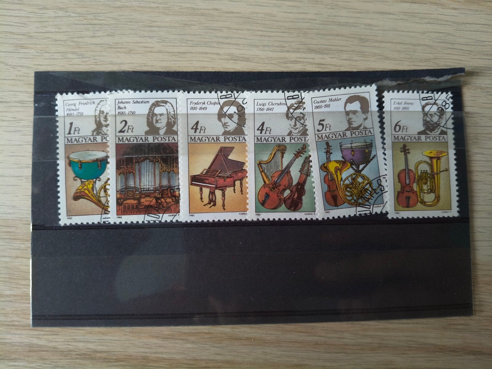 Hongaarse postzegels: Componisten en Muziekinstrumenten, Ophalen of Verzenden