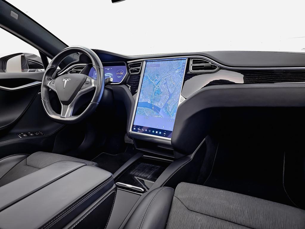 Tesla Model S 75 Business SOH 88% Autopilot, Panoramadak, Sf, Achterwielaandrijving, Gebruikt, Met garantie (alle), Zwart