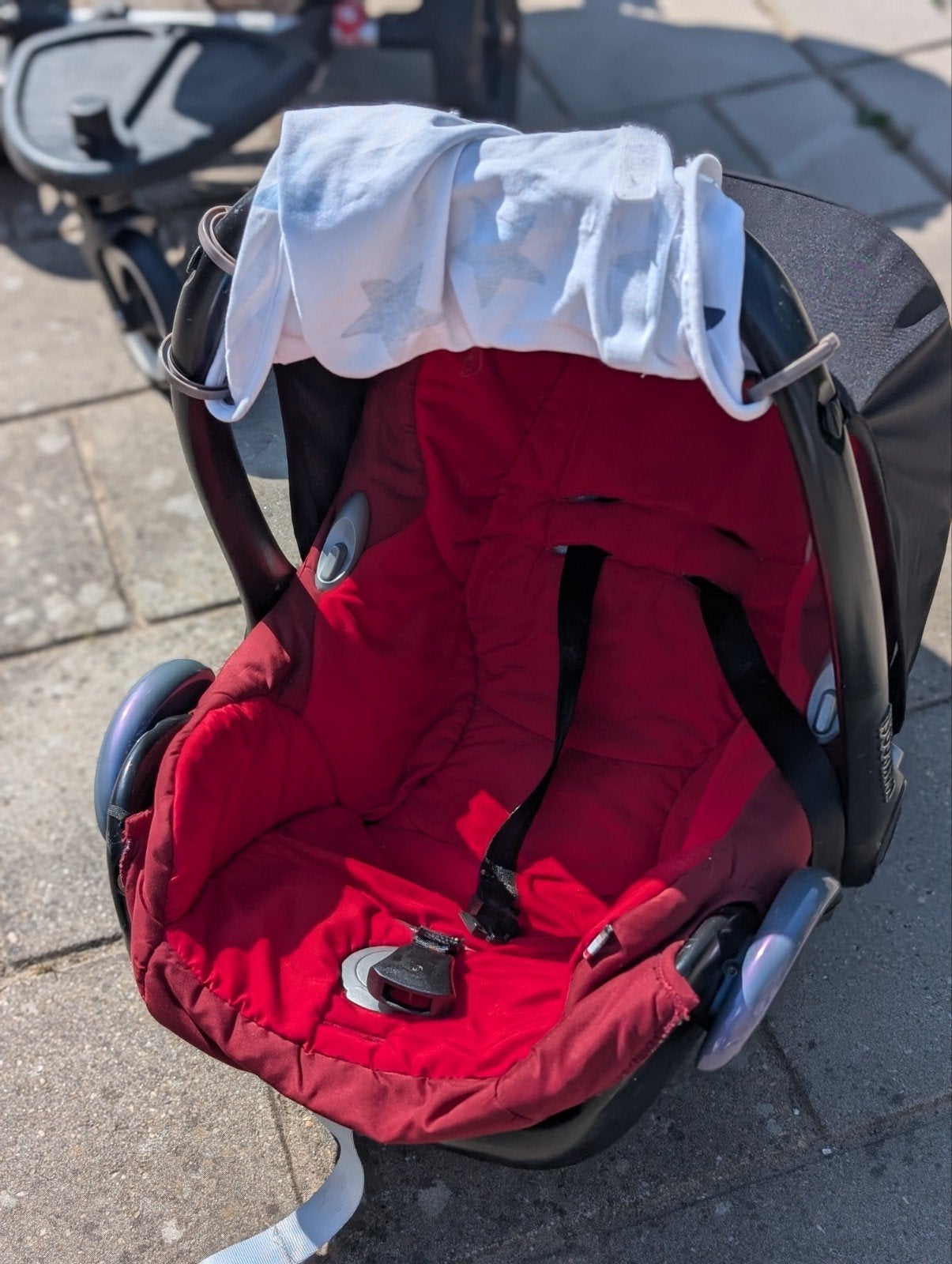 Maxi-Cosi CabrioFix autostoel met Bugaboo adapters, Ophalen, 0 t/m 13 kg, Maxi-Cosi, Gebruikt