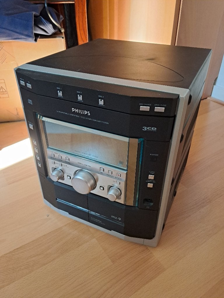 Philips Mini Hi-Fi system, Ophalen of Verzenden, Gebruikt, Cassettedeck, Philips