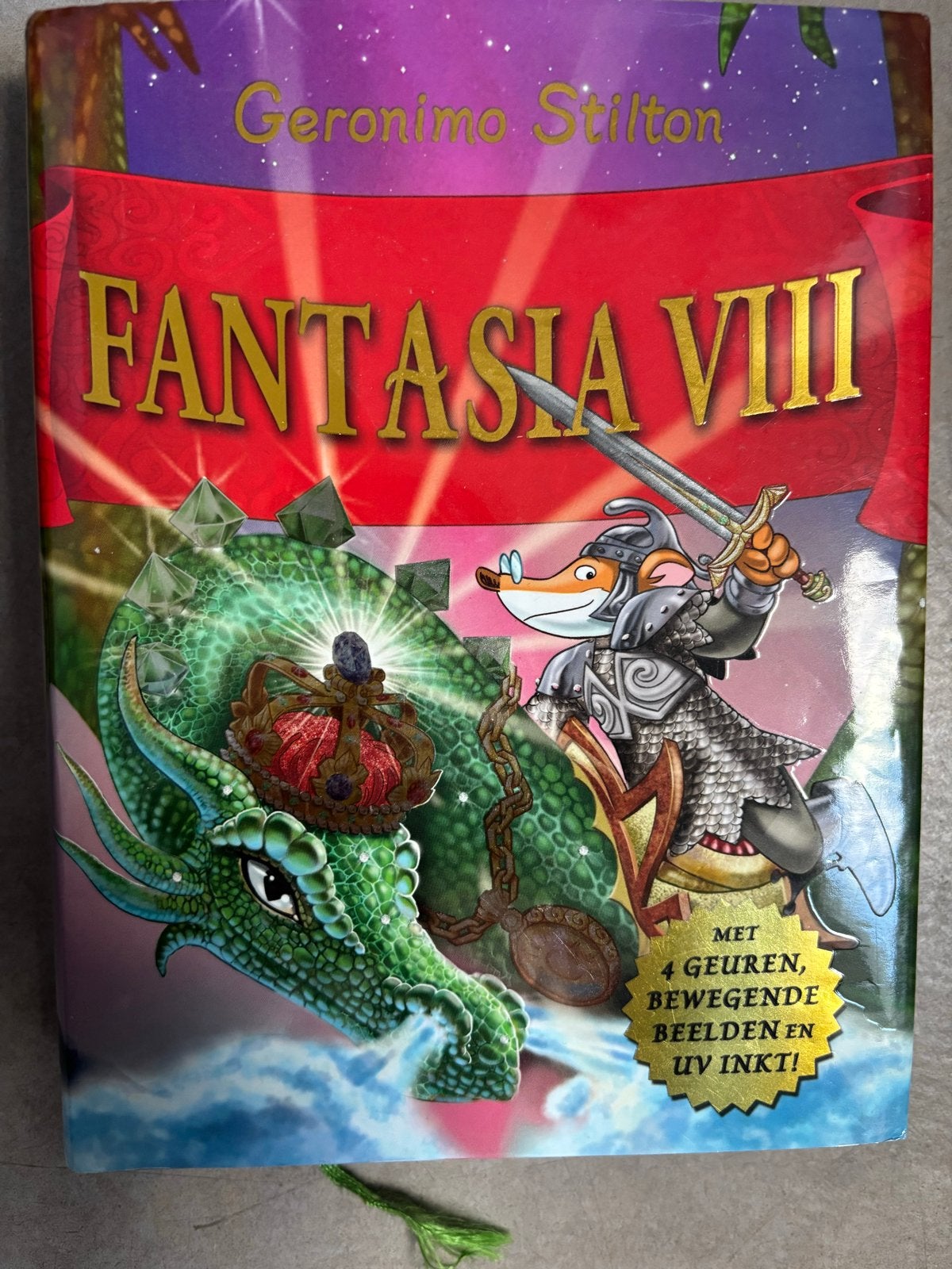 Geronimo Stilton - Fantasia VIII - Hardcover met omslag, Ophalen of Verzenden, Gelezen