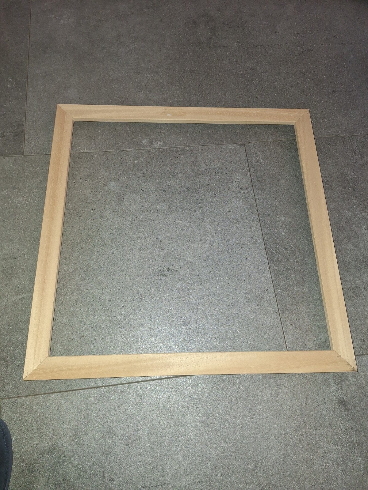 Baklijst blank 50x50 cm, Huis en Inrichting, Ophalen, 50 tot 75 cm, Nieuw, 50 tot 75 cm