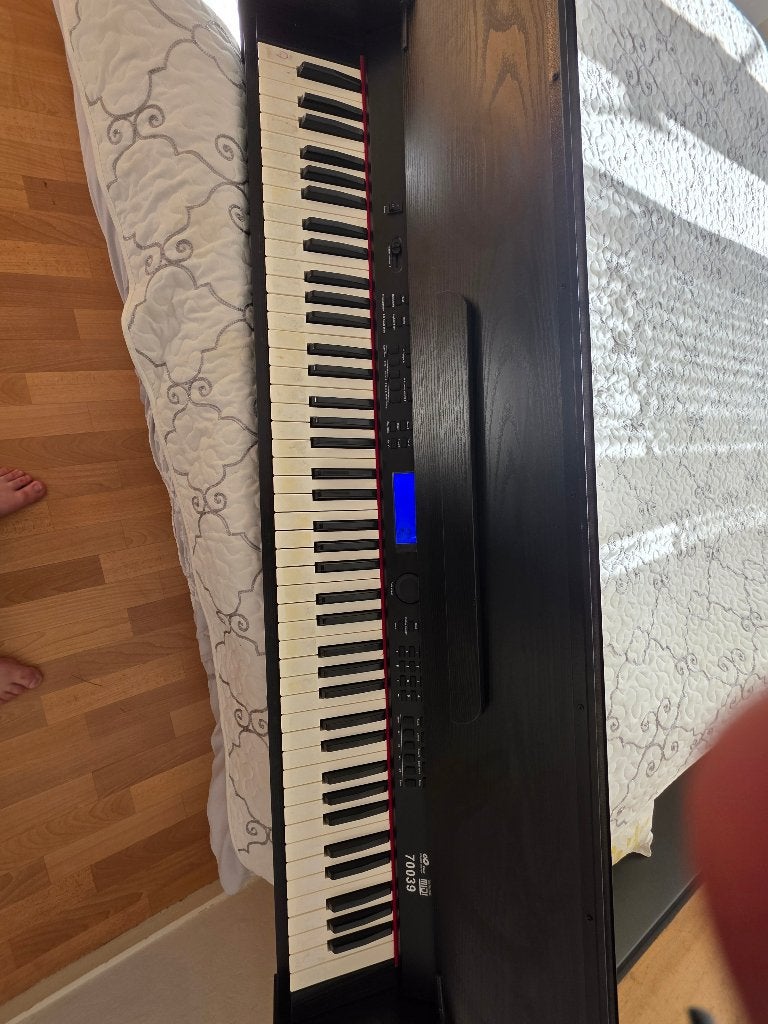 Electrice piano, Muziek en Instrumenten, Piano's, Ophalen, Gebruikt, Zwart, Piano