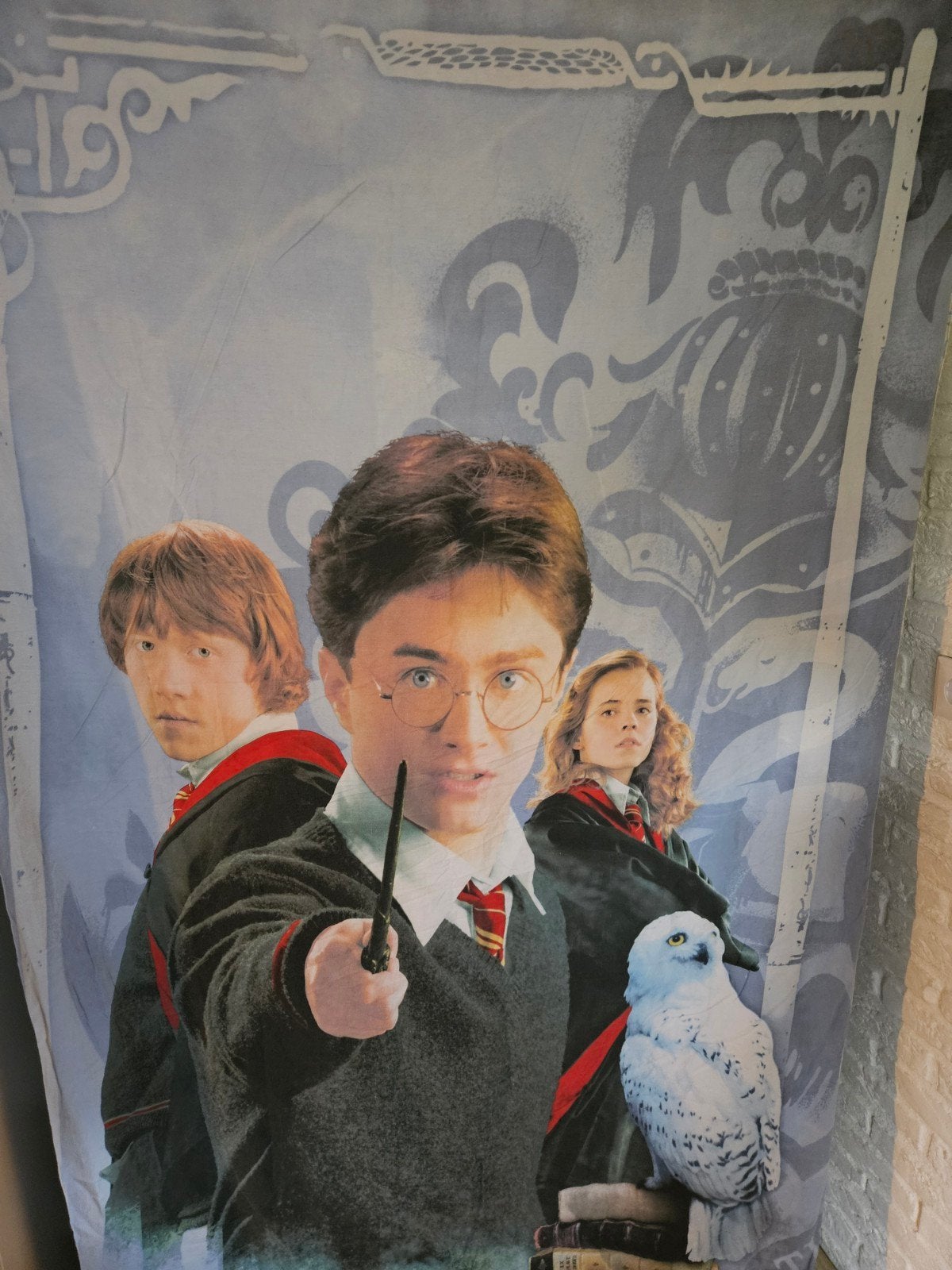 Harry Potter Dekbedovertrek - Eenpersoons, Gebruikt, Eenpersoons, Meerkleurig, Dekbedovertrek