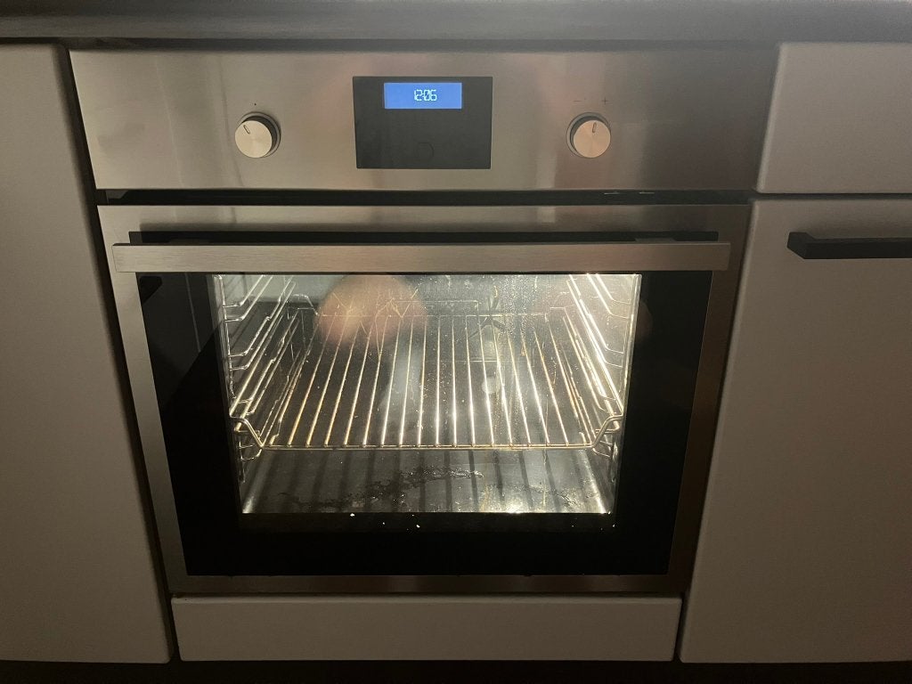 IKEA Raffinerad inbouwoven RVS, Witgoed en Apparatuur, Ovens, Gebruikt, Inbouw, IKEA, 55 tot 60 cm, 45 tot 60 cm, Ophalen