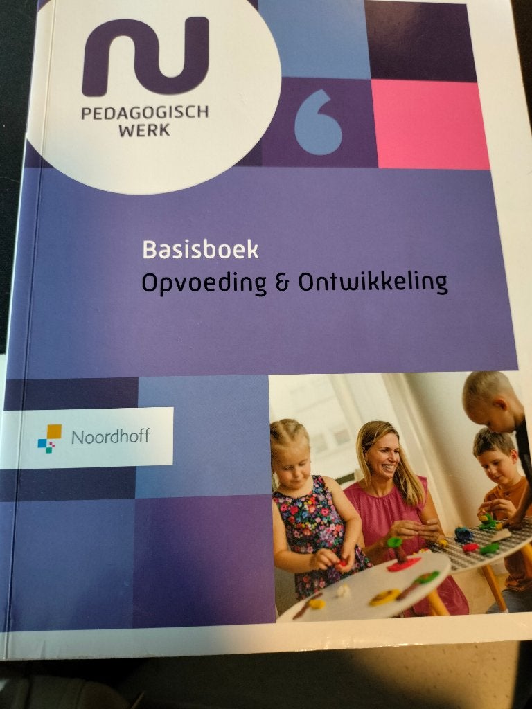 Pedagogiek Basisboek Opvoeding en Ontwikkeling, Overige vakken, Noordhoff, Ophalen of Verzenden, Zo goed als nieuw