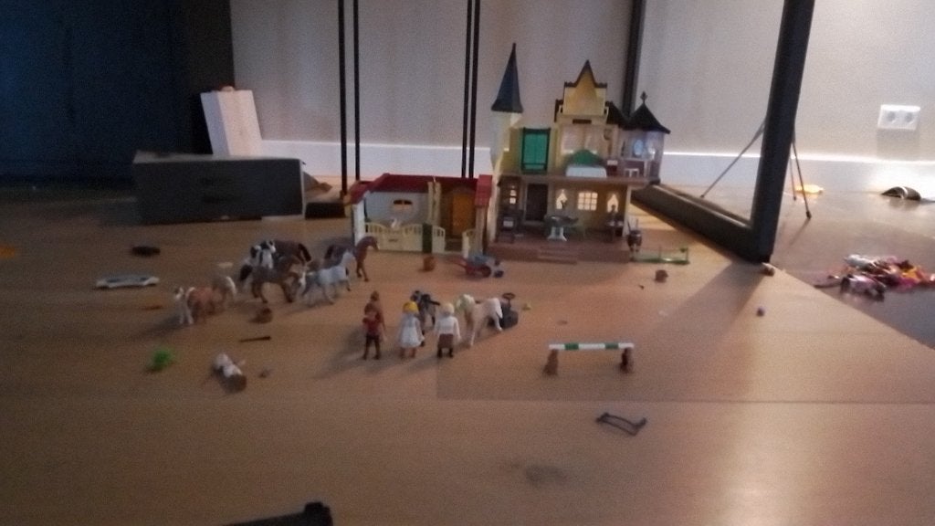 Paarden playmobil (gratis paarden kudde), Ophalen, Gebruikt, Losse onderdelen, Kasteel/Fort