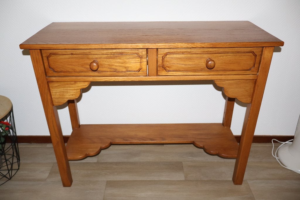 Houten Sidetable, Huis en Inrichting, Ophalen, Gebruikt, 100 tot 150 cm, Hout Klassiek