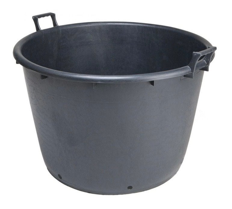 Grote zwarte kunststof plantenbak 160 liter, Ophalen, Kunststof, Gebruikt, 40 cm of meer