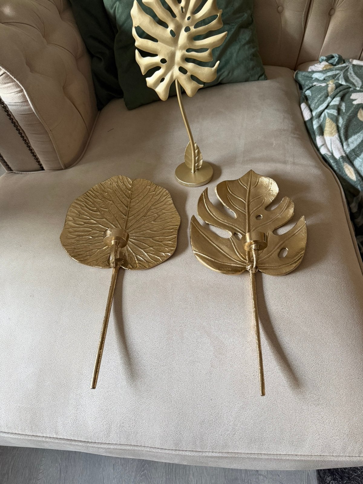 Muur kandelaars en raam/kast decoratie, Huis en Inrichting, Woonaccessoires | Kandelaars en Kaarsen, Ophalen, Nieuw, Metaal