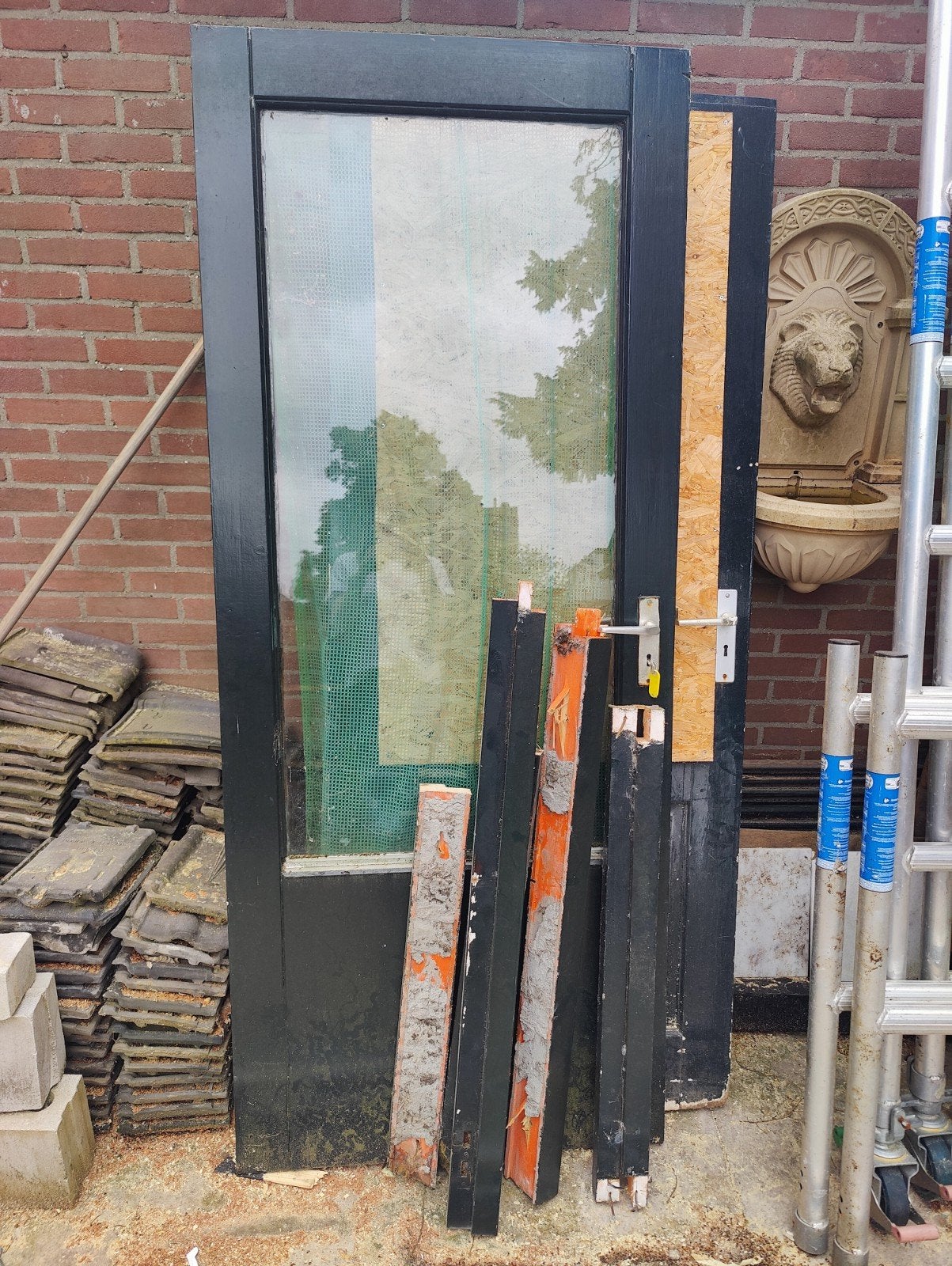 Buitendeuren GRATIS, Ophalen, Gebruikt, 80 tot 100 cm, Buitendeur