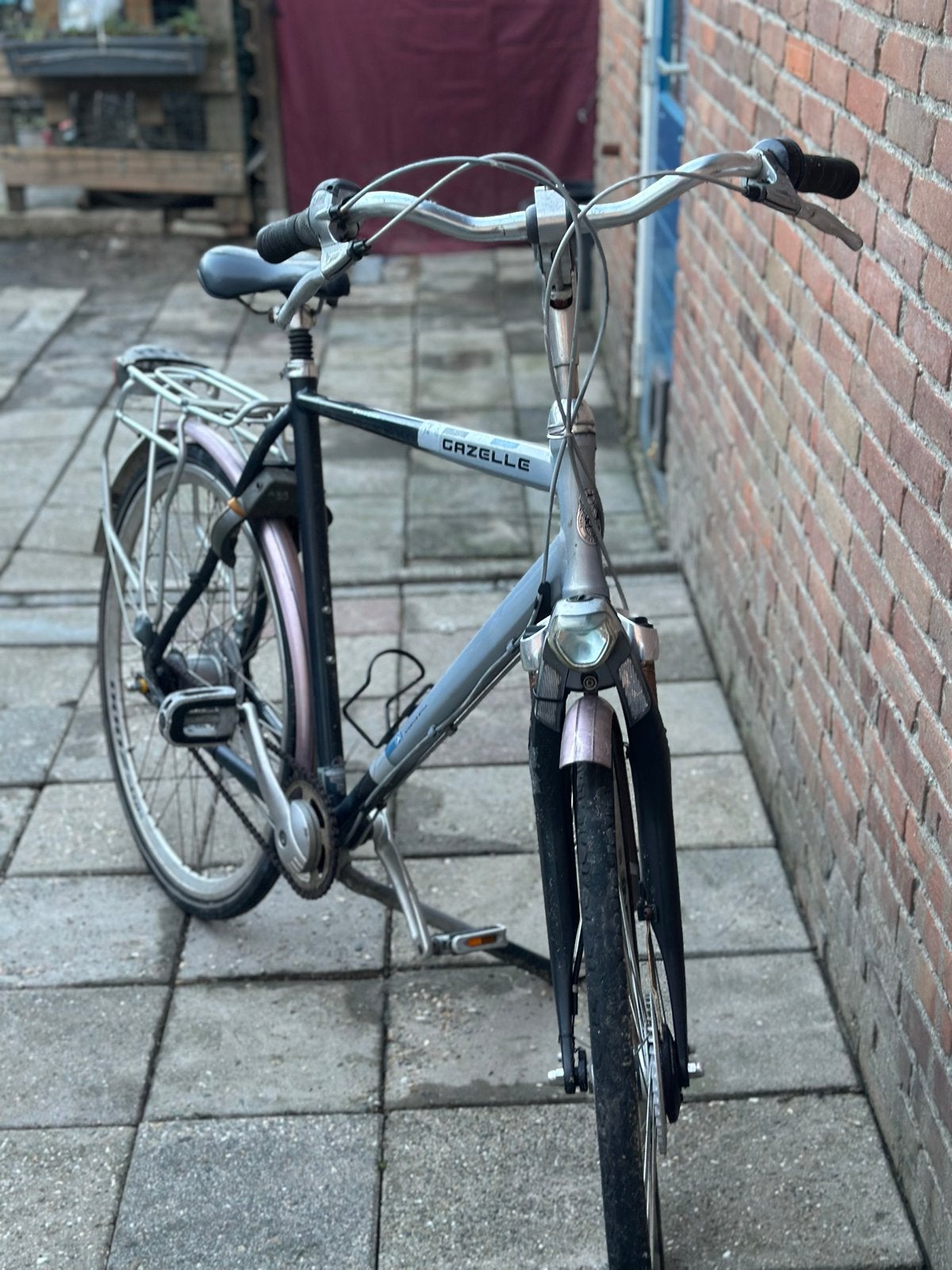 Gazelle Herenfiets 28 inch, 8 versnellingen, frame 61 cm, Ophalen of Verzenden, Gebruikt, Gazelle, Versnellingen