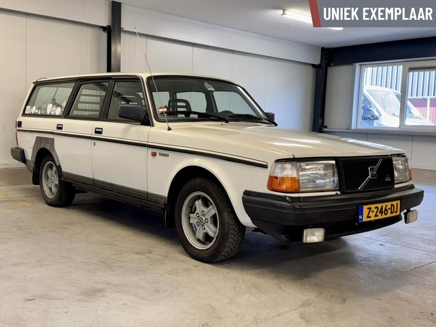 Volvo 240 2.3 GLT (1e eig/Volledig historie/Bijna Oldtimer), Gebruikt, 4 cilinders, Wit, Handgeschakeld