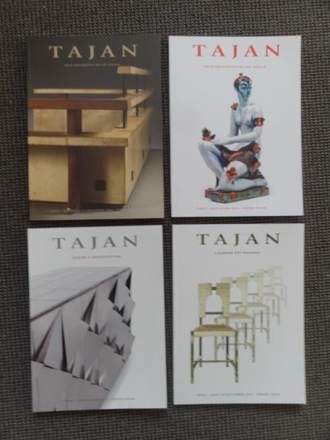 4 nieuwe grote design art nouveau deco catalogi van Tajan, Boeken, Verzenden, Zo goed als nieuw, Overige onderwerpen