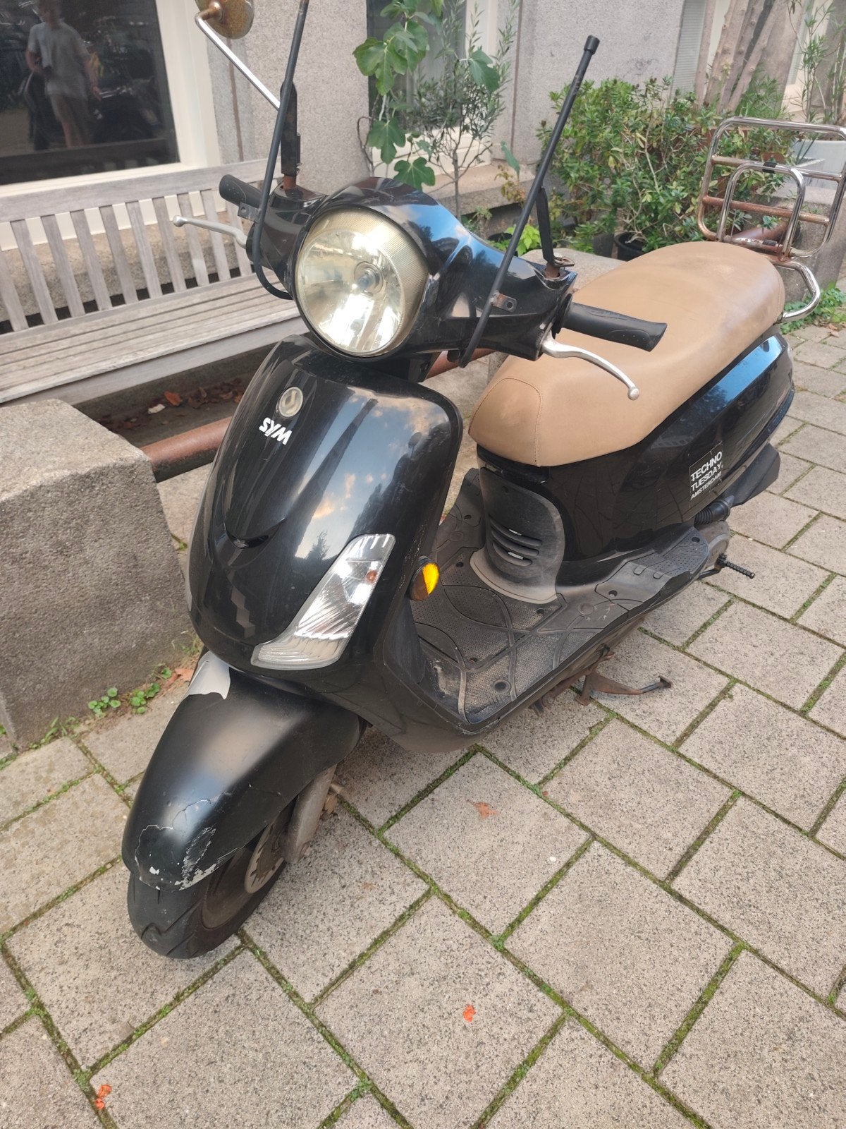 sym fiddle scooter, Fietsen en Brommers, Ophalen of Verzenden, Zo goed als nieuw, Benzine, Fiddle