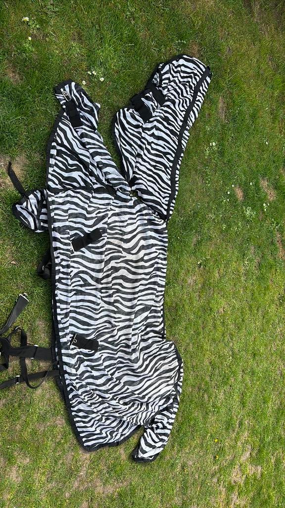 Zebra vliegen deken, Dieren en Toebehoren, Paarden en Pony's | Dekens en Dekjes, Ophalen, Zo goed als nieuw
