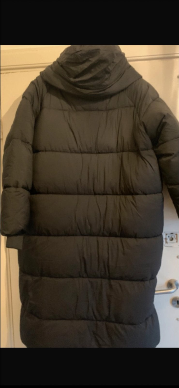 Zwarte lange puffer jas van Zara, maat XL (ook XXL), Ophalen of Verzenden, Nieuw, Maat 46/48 (XL) of groter, Zwart