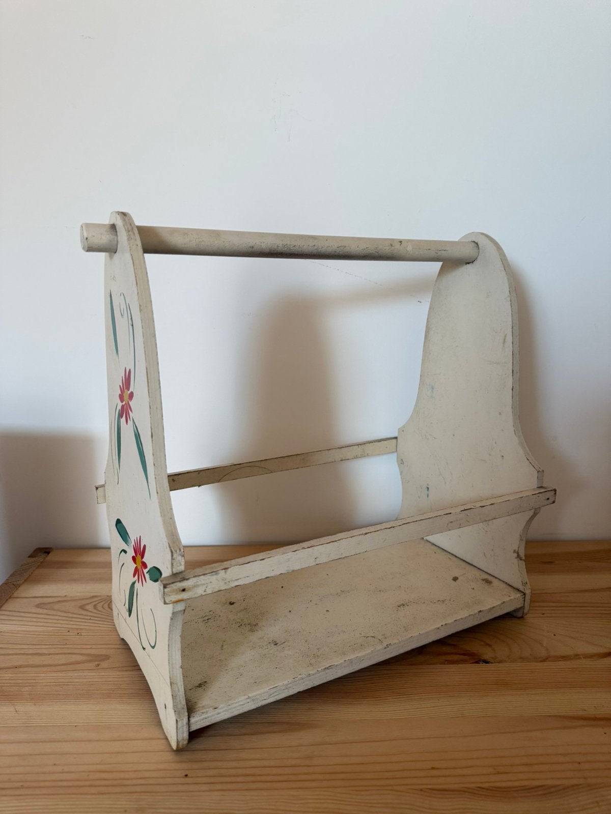 Leuk brocante vintage melkkratje, Ophalen, Zo goed als nieuw