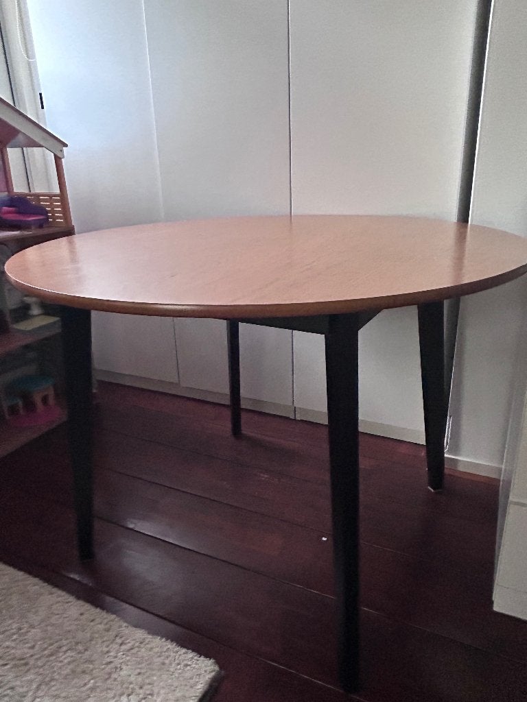 Ronde eettafel, Huis en Inrichting, Ophalen, Gebruikt, Rond, Vier personen