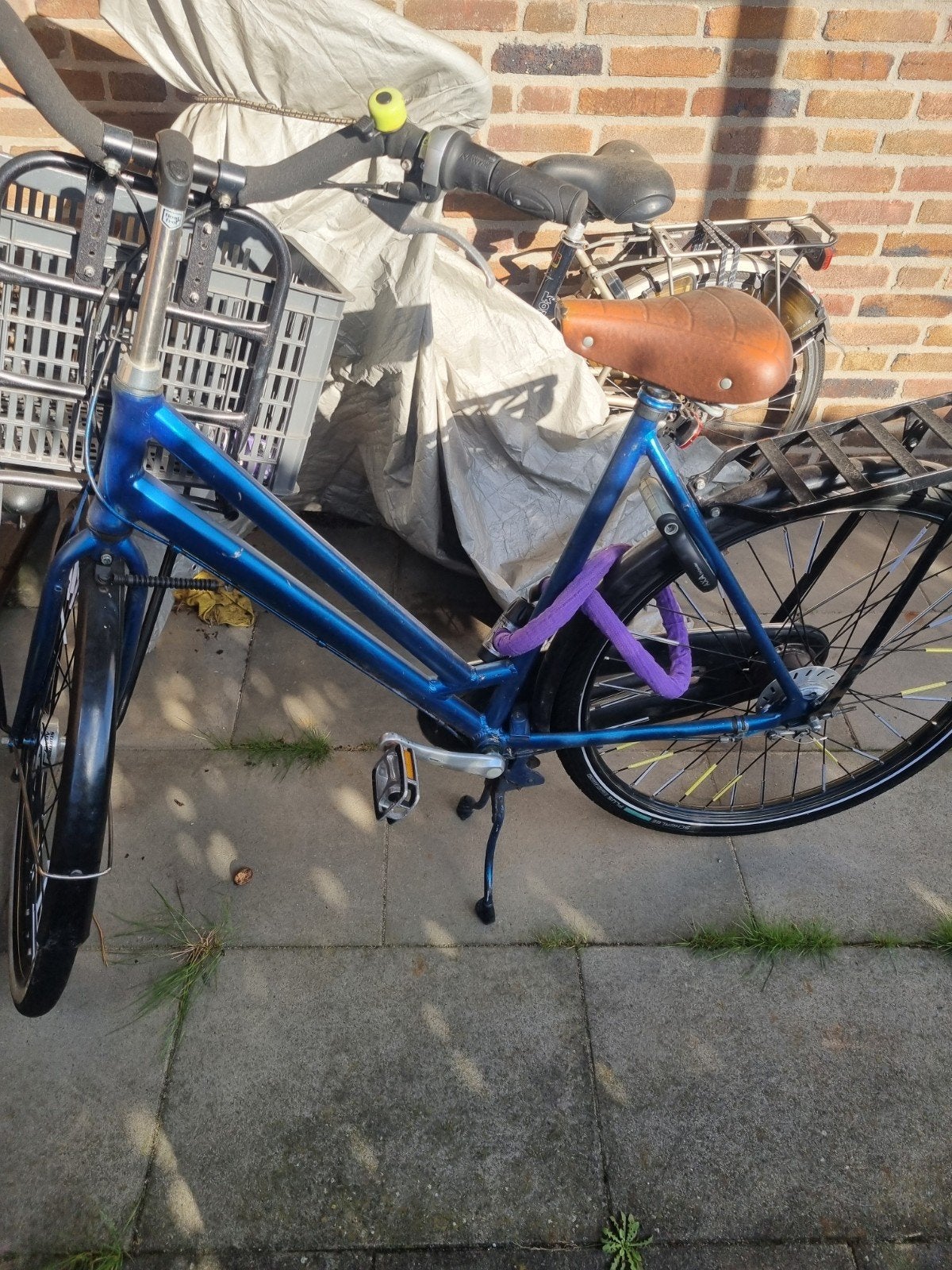 Omafiets, Gebruikt, Velgrem, Handrem, 56 cm of meer