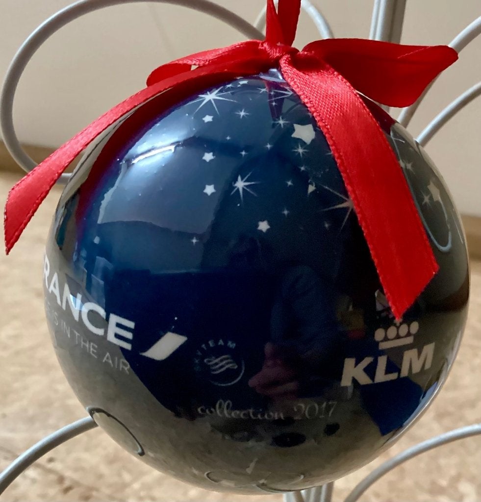 Kerstbal KLM - Air France Collection 2017, Verzamelen, Verzenden, Nieuw, Overige typen