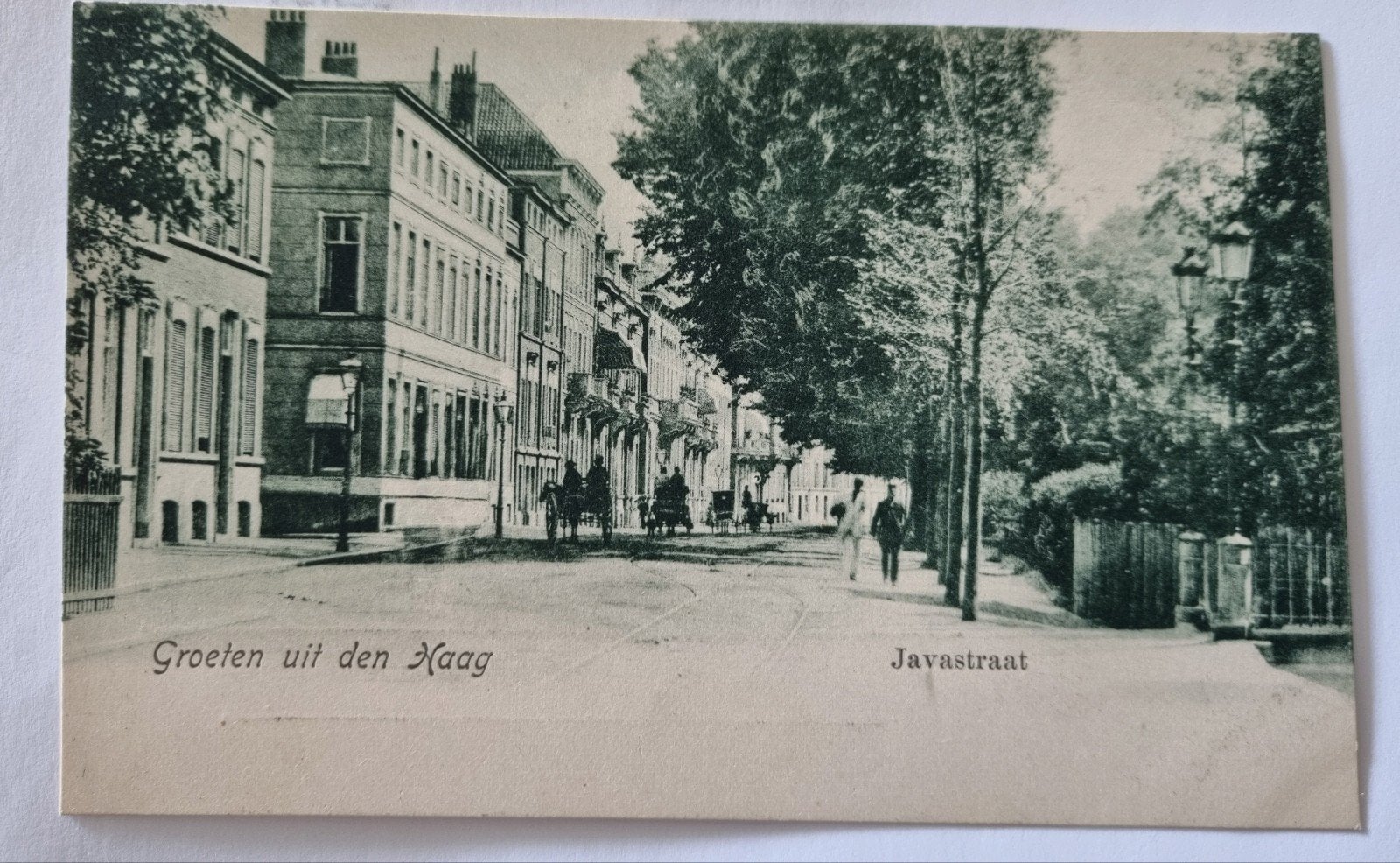 Krt.170. Den Haag. Javastraat met koetsen., Ophalen of Verzenden, Zuid-Holland