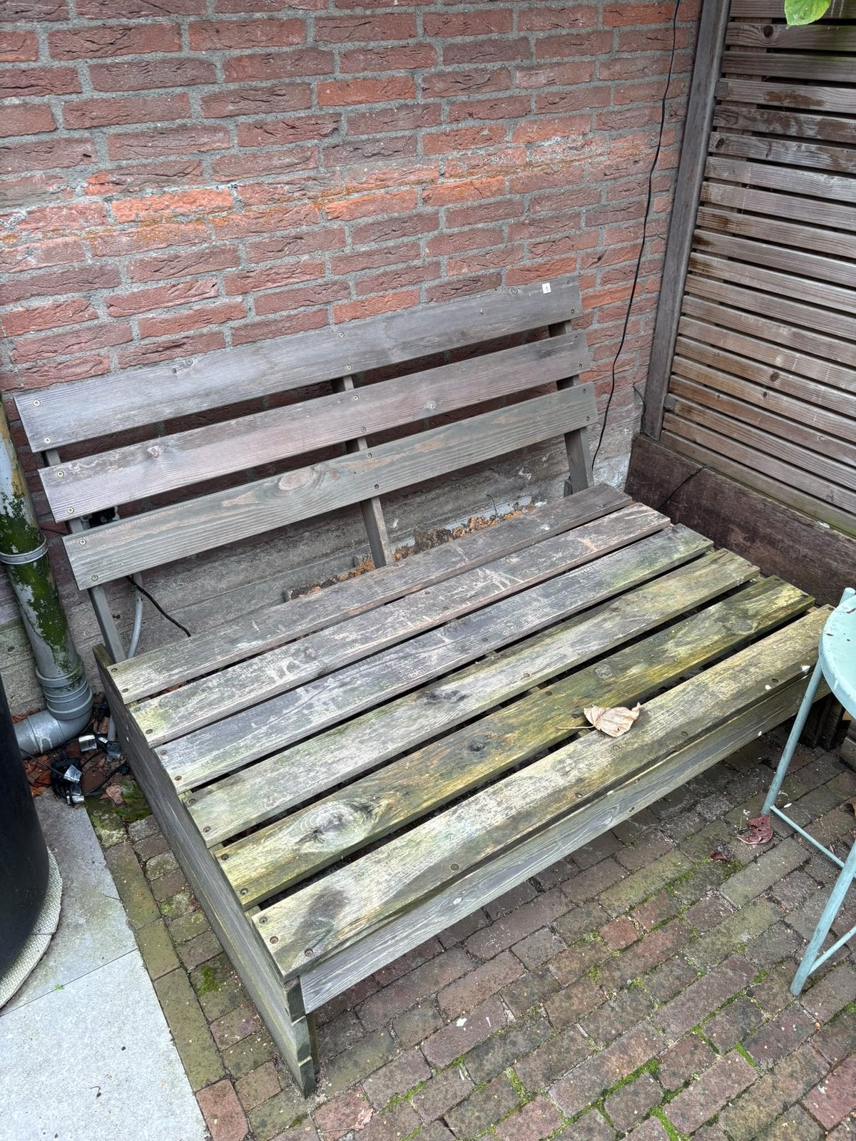 Gratis pallet bankje, Ophalen of Verzenden, Zo goed als nieuw, Hout