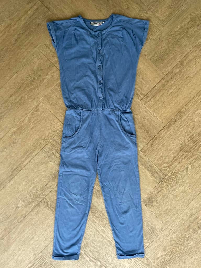 Jumpsuit blauw Europe kids maat 122-128, Ophalen of Verzenden, Zo goed als nieuw, Meisje