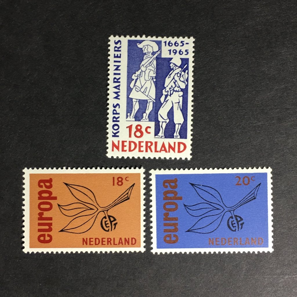 i47-847pf Nederland 1965 NVPH 847, 848 4n 855 postfris, Postzegels en Munten, Postzegels | Nederland, Ophalen of Verzenden, Na 1940
