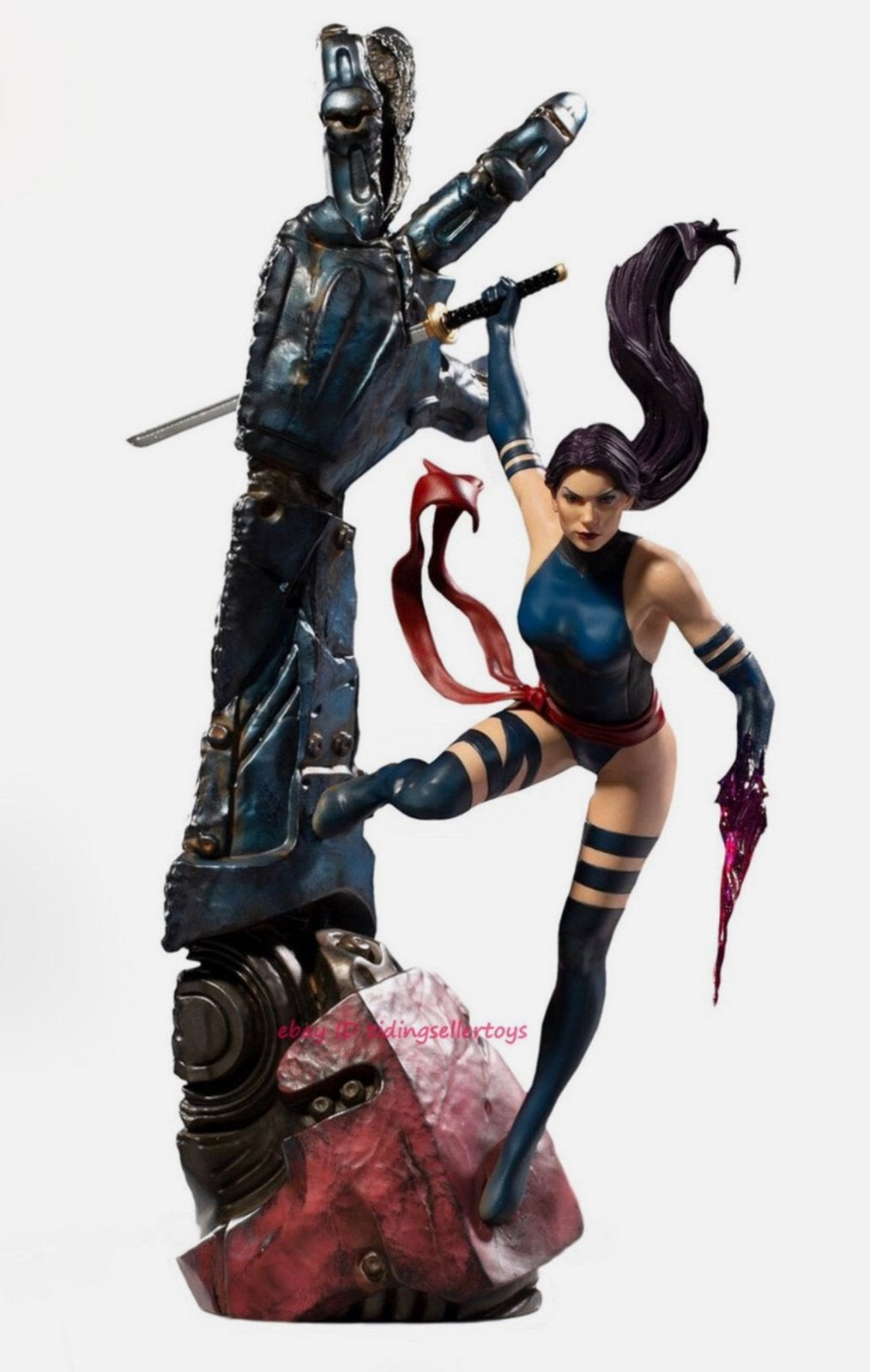 Marvel Psylock Statue Iron Studio !!!!!!!, Ophalen, Zo goed als nieuw, Film, Beeldje, Replica of Model