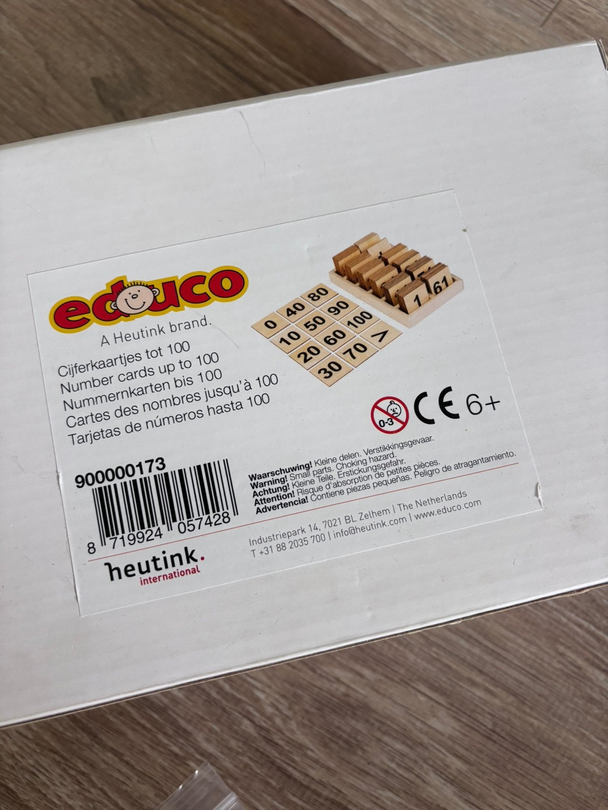 Educo cijferkaartjes tm 100, Ophalen of Verzenden, Zo goed als nieuw