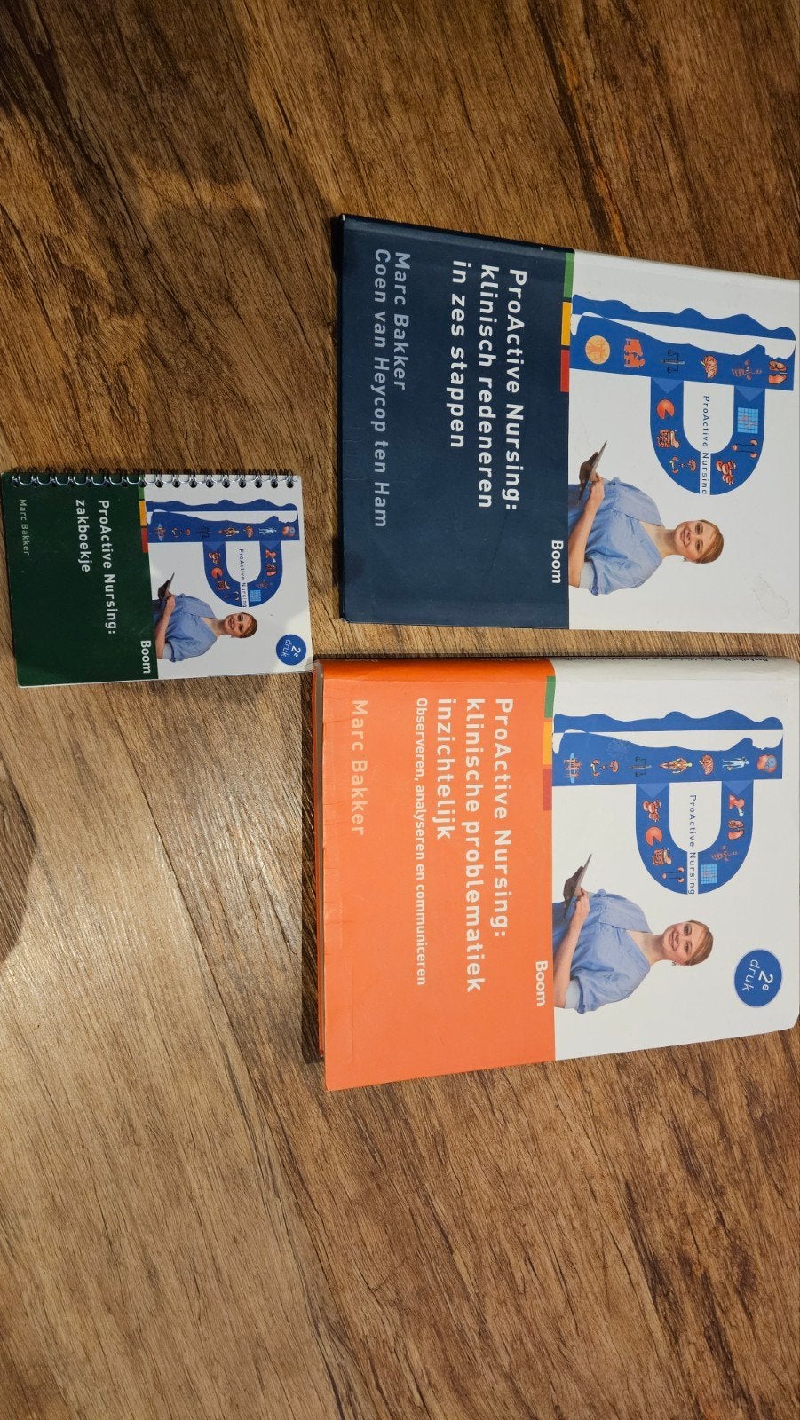 ProActive Nursing boeken en zakboekje - Marc Bakker, Zo goed als nieuw, Marc Bakker, Gamma, HBO
