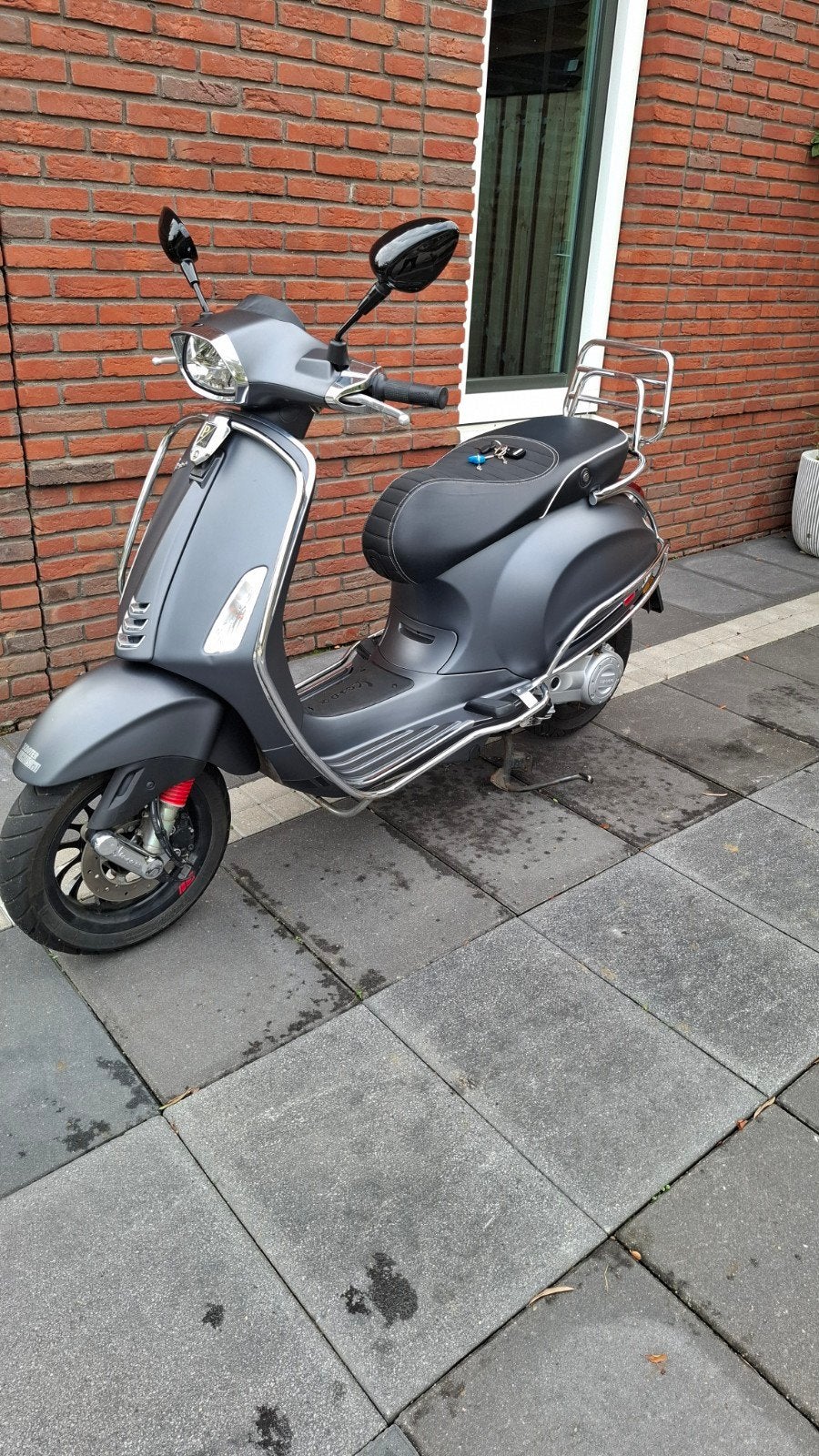 Vespa Sprint 2020 Mat Grijs - Nette staat ., Gebruikt, Overige modellen, Maximaal 45 km/u, Ophalen of Verzenden