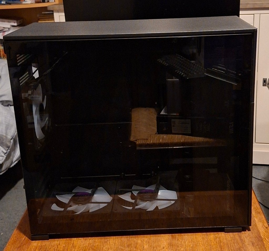 Jonsbo D41 MESH Zwart incl 4 fans, Computers en Software, Computerbehuizingen, Ophalen, Gebruikt