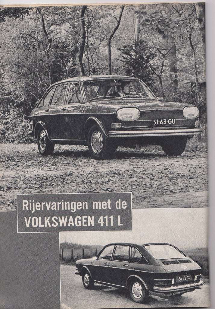 Volkswagen typ 4 ( VW 411 - 412 ) testen in Autokampioen, Boeken, Gelezen, Ophalen of Verzenden, Autokampioen, Volkswagen