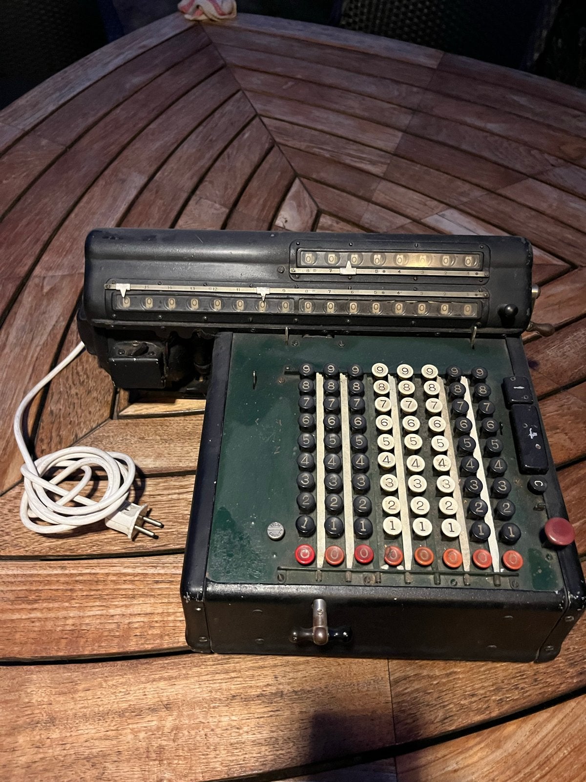 Antieke Monroe Rekenmachine - Vintage Kantoorapparaat, Antiek en Kunst, Ophalen