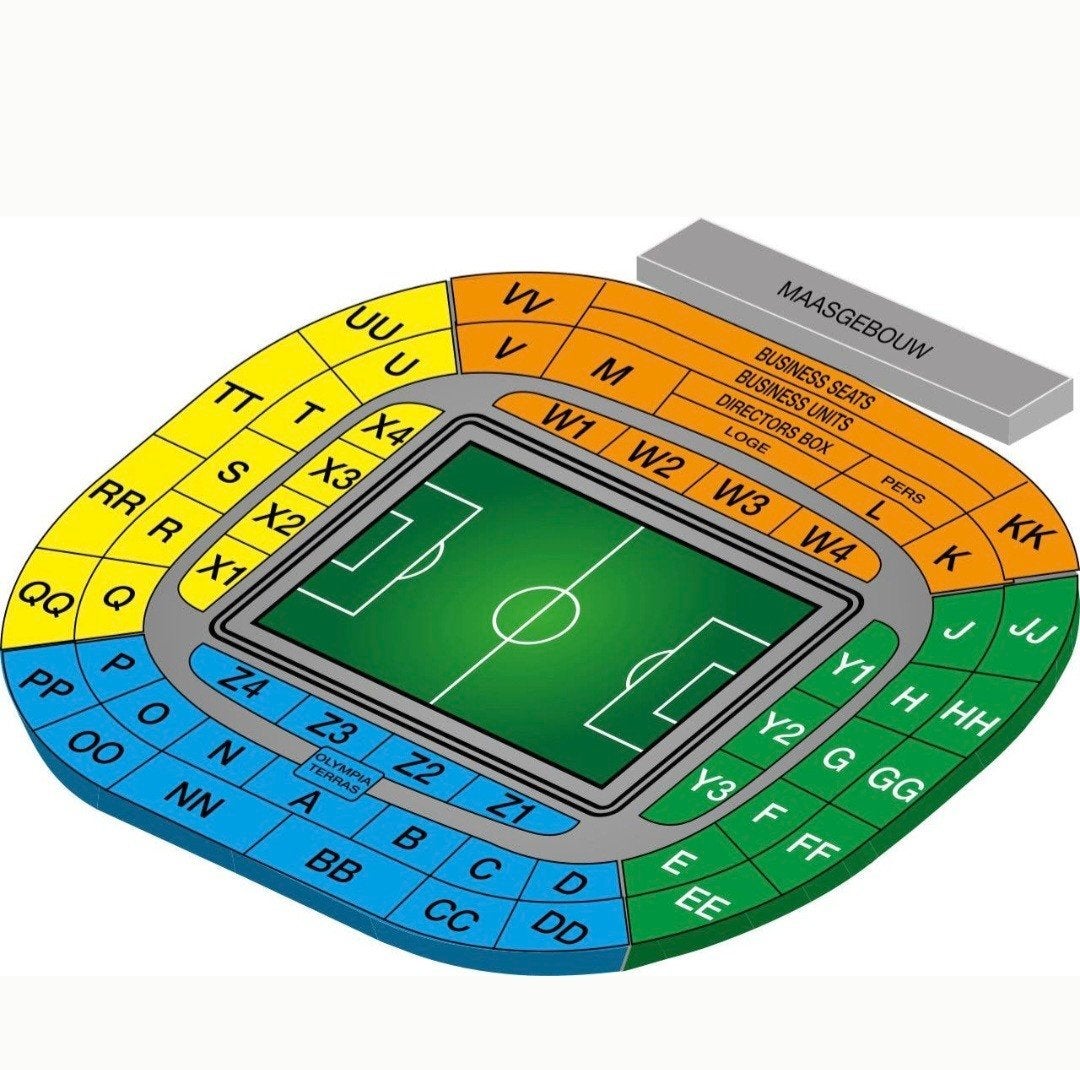 Kaartje Feyenoord - Fortuna / Vak Z, Tickets en Kaartjes, Eén persoon