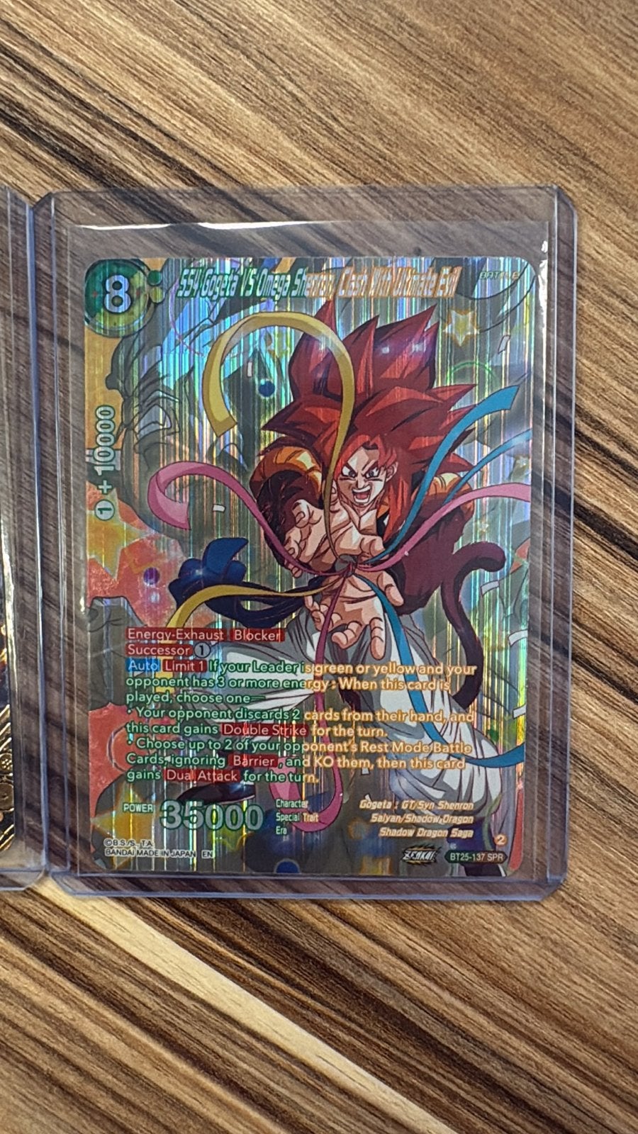 Dragonball BT25-137, Ophalen of Verzenden, Zo goed als nieuw, Losse kaart, Foil