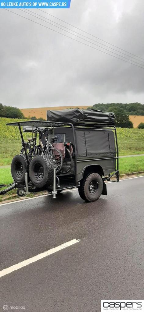 Land Rover Defender Camper Aanhangwagen- vakantie!, Gebruikt, Overige carrosserieën, Zilver of Grijs, Defender