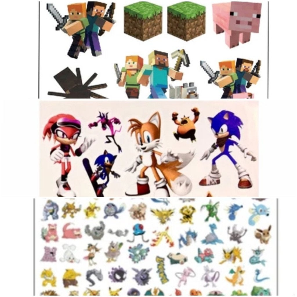 Sonic en Pokemon tattoo's, nieuw!, Ophalen of Verzenden, Nieuw
