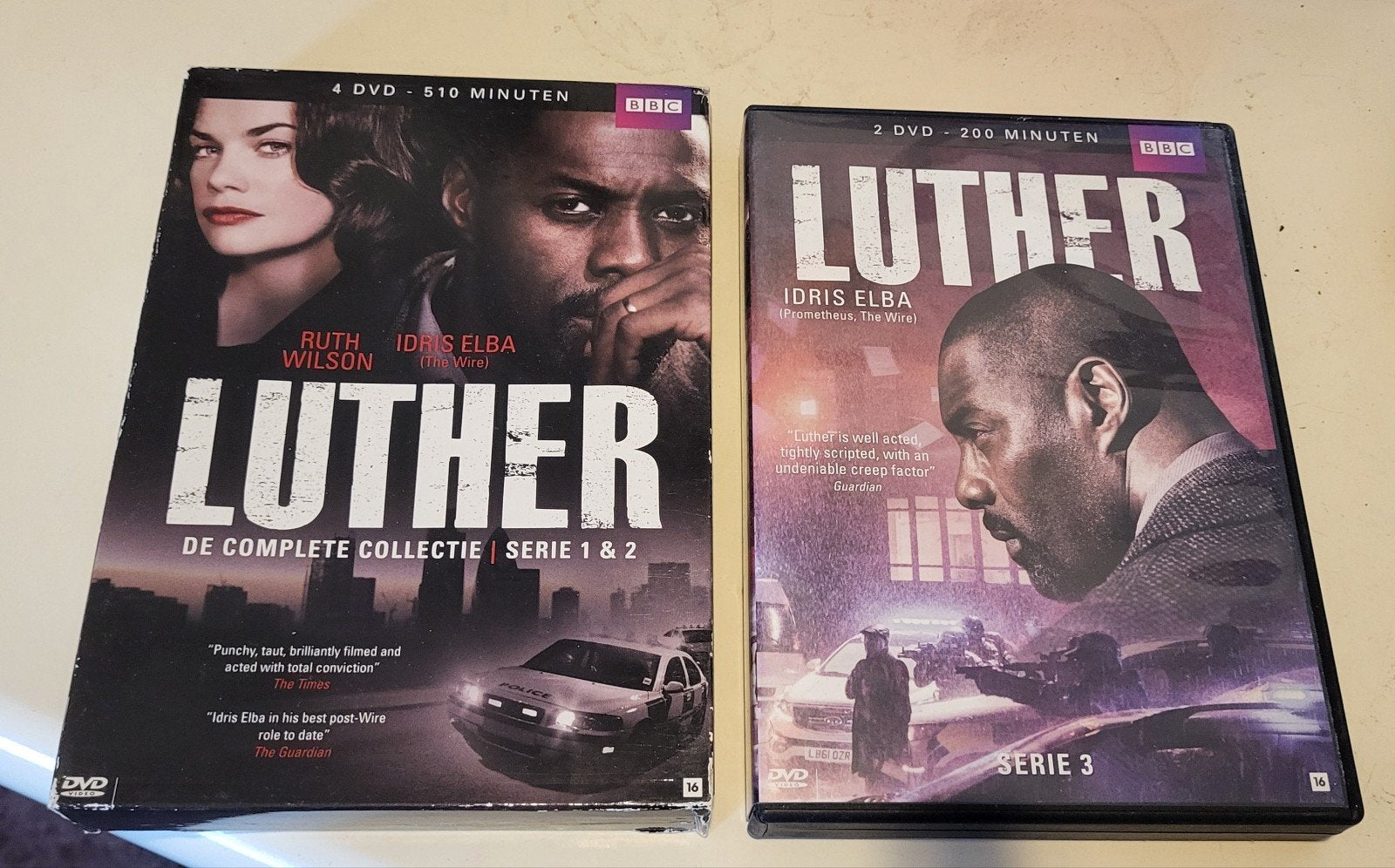 Luther - Complete Collectie Seizoen 1 t/m 3 (DVD), Cd's en Dvd's, Ophalen, Vanaf 16 jaar, Misdaad, Gebruikt