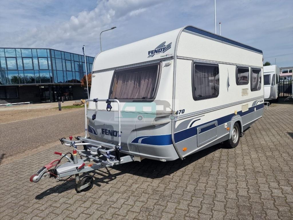 Fendt platin 470 TF Mover, voortent, fietsendrager, Caravans en Kamperen, Schokbreker, Bedrijf, Tot en met 4, 1000 - 1250 kg