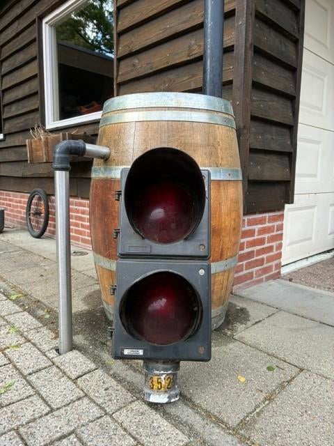 Mooie vintage stoplichten ter decoratie man cave/ keet, Ophalen