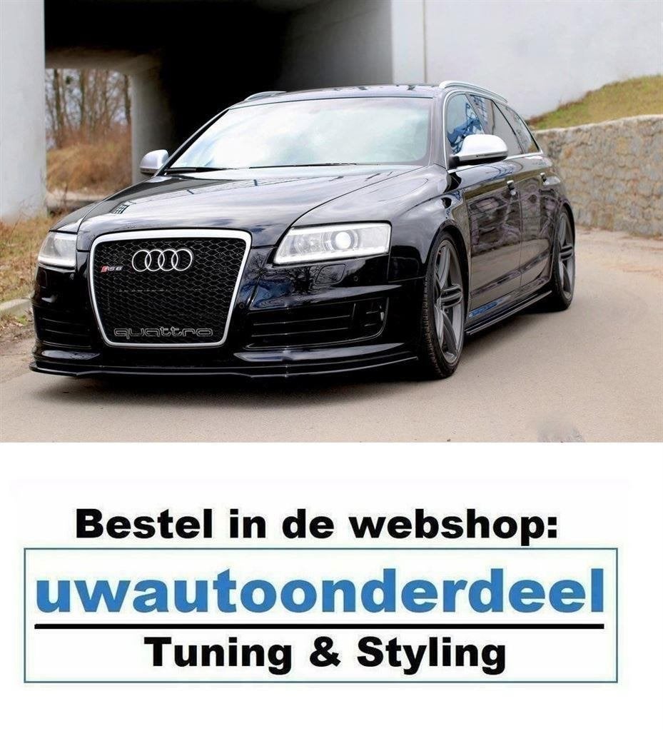 Maxton Design Spoiler Voorspoiler Lip Splitter Voor Audi RS6, Verzenden