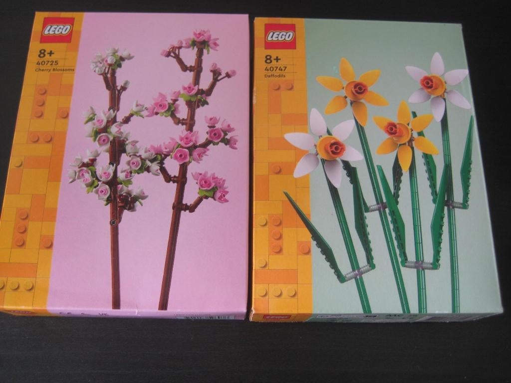Lego voorjaarsbloemen 40725 + 40747, Compleet, Overige thema's, Lego, Overige typen