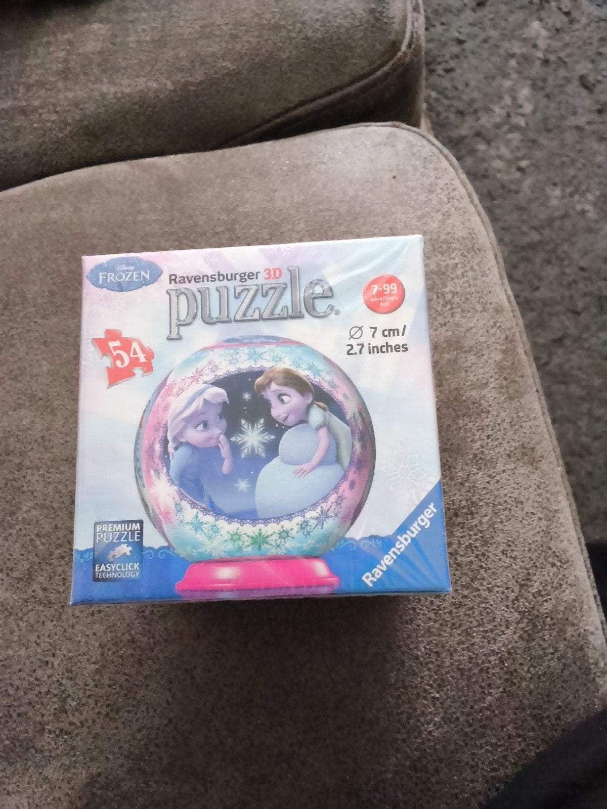 Ravensburger 3D Puzzelbol Frozen - 54 stukjes, Ophalen of Verzenden, Meer dan 50 stukjes, Nieuw, 6 jaar of ouder