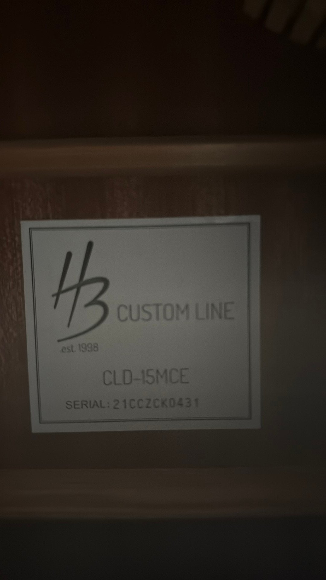 Harley Benton Custom line 15MCE, Muziek en Instrumenten, Snaarinstrumenten | Gitaren | Akoestisch, Ophalen, Zo goed als nieuw